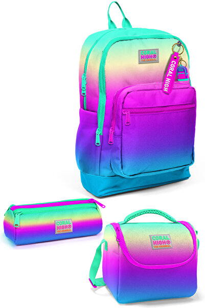 Coral High Set de 3 genți de școală pentru copii SET0123710