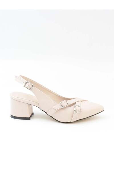 Nesil Shoes صندل نسائي بكعب سميك من تام 183 تين