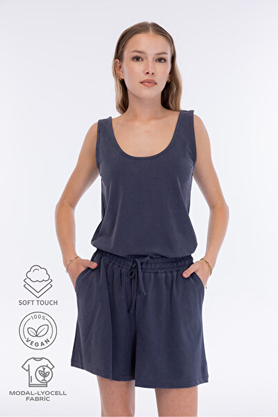 Bled Set Premium din 2 piese din modal – Pantaloni scurți și bluză