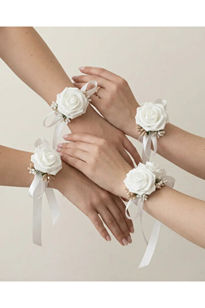 BTRENDY 1 Adet Gelin Bilekliği Ve 8 Adet Nedime Bilekliği Özel Gün,Kına,Bride...