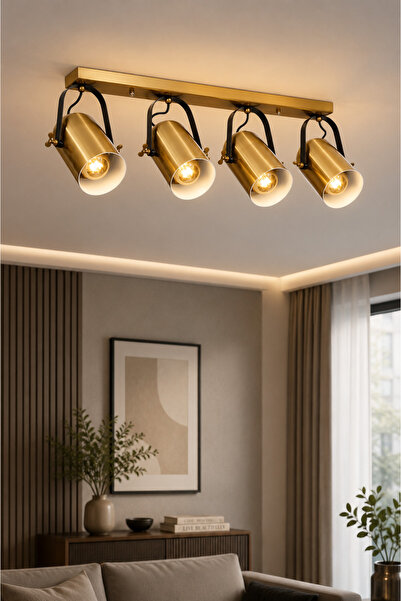 Lumexx LONDON 4 LÜ SIRALI ESKİTME PLAFONYER AVİZE