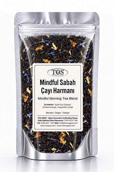 TOS The Organic Spices مزيج شاي الصباح المميز (إيرل جراي) 40 جرام (1.) خلطة ش...