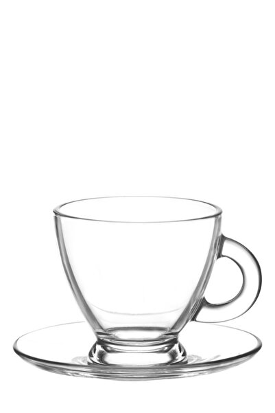 LAV Set de pahare din sticlă Roma pentru 6 persoane, 225 ml, cu mânere (6 pah...