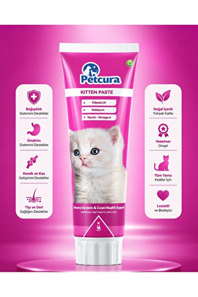 Yavru Kedi Kitten Malt Macun 100 gr | Yavru ve Anne Kediler İçin Destekleyici Besleyici |
