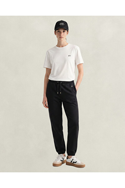 Gant Kadın Siyah Regular Fit Eşofman Altı
