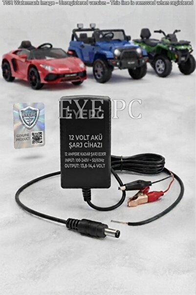 NcpLine İ10 Akülü Atv Araba Jeep 12 Volt Akü Şarj Cihazı Şarz Aleti Adaptör