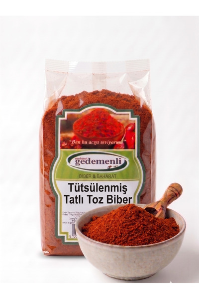GEDEMENLİ Tütsülenmiş Tatlı Toz Biber 1 Kg