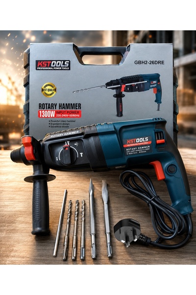 Generic 26mm 1300W/220-240V/50-60Hz Electric Rotary Hammer Drill Demolition &...