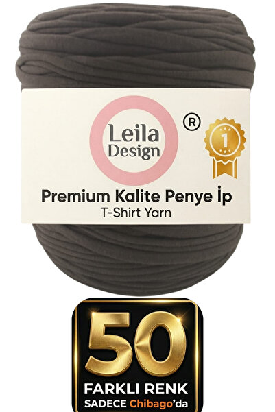 Leila Design acı kahve premium penye ip (600-650gr)