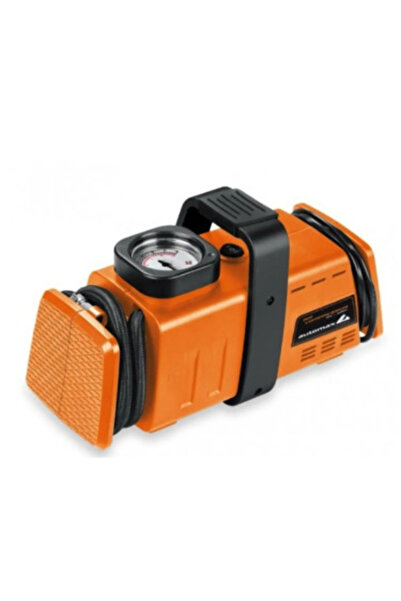 Jack Set compresor ORANGE si 3 adaptoare pentru umflat mingi si saltele
