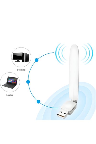 Platoon PL-9342 150Mbps 2.4GHz 2dBi Harici Antenli Usb Kablosuz Adaptör