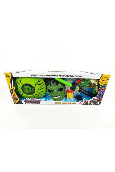Baby Planet Hulk Superhero Role Play Set with Music Sword and Foam Bullet Gun...