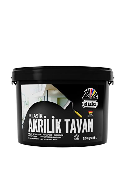 Düfa Akrilik Tavan Boyası Beyaz 3.5 Kg