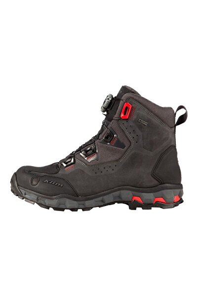 Klim Outlander Gore-Tex Korumalı Motosiklet Botu Gri Siyah Kırmızı