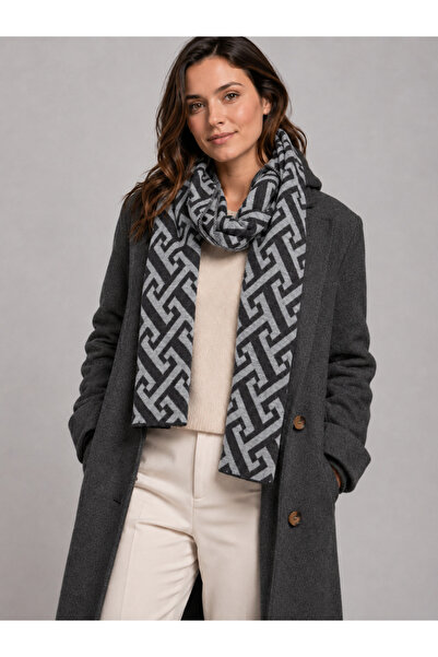 Sebir Moda T Patterned Knitwear Scarf