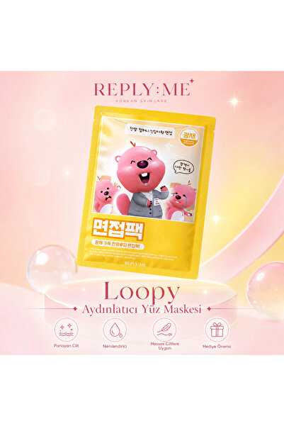 Reply:me Intensive Nourishing Pore Tightening Brightening Mask with Peptide a...