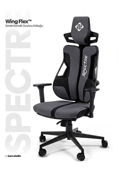 Karr Gaming Spectre Oyuncu Koltuğu Terletmeyen Kumaş Gamer Bilgisayar Koltuğu