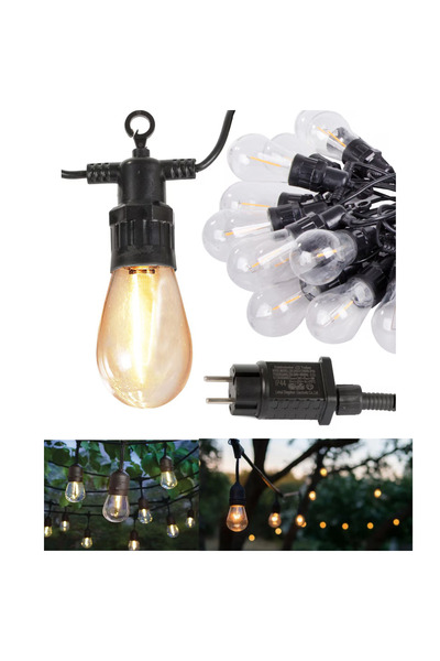 varioshop ®   Φωτεινή γιρλάντα εξωτερικού χώρου, για κήπο, βεράντα και μπαλκό...