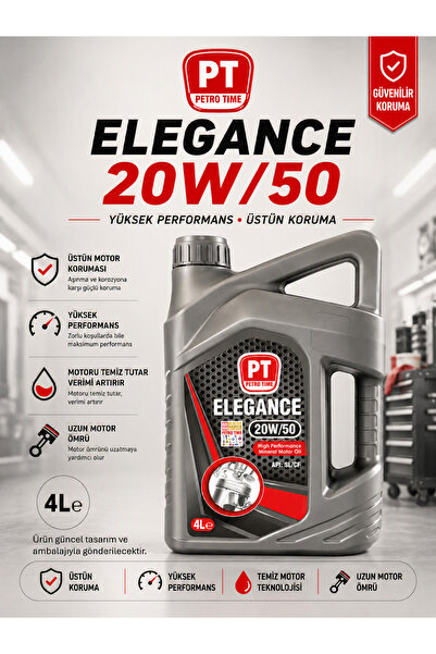 Petro Tıme 20w-50 Mineral Motor Yağı 4 L