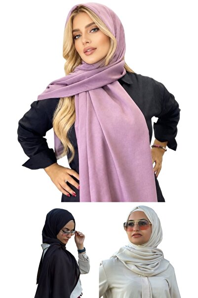 ALDAIYR 3 Pieces of Pashmina Viscose Fabric, 125 Grams Each