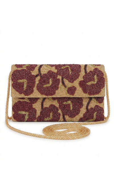 GENERAL Beaded ladies hand clutch