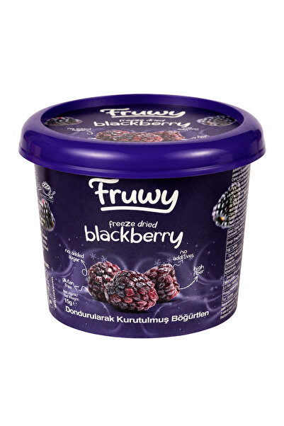 fruwy Freeze Dried Böğürtlen Kova (Dondurularak Kurutulmuş Böğürtlen) 15g