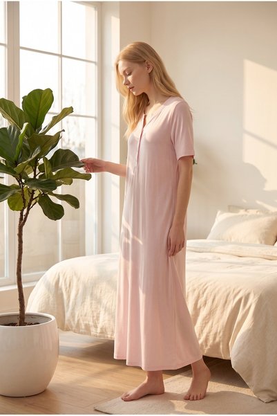 Etoile Women's Bamboo Short Sleeve Nightgown 72624-72627