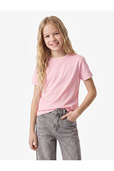 Koton Modal Blend Crew Neck Short Sleeve Slim Fit T-Shirt