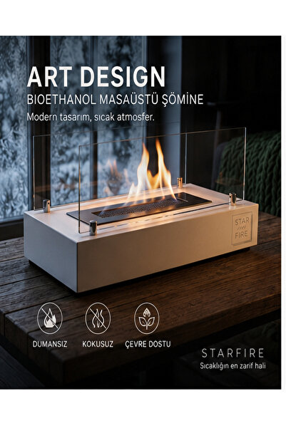Starfire Art Design Masaüstü Bioethanol Şömine