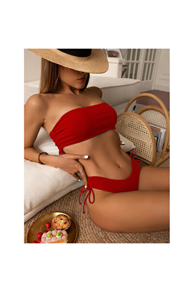 Cristina Serene Strapless με Δέσιμο στο Πλάι