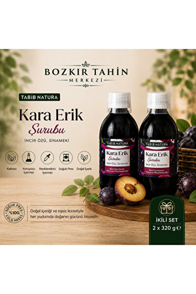 TABİB NATURA Bozkır Tahin Merkezi Kara Erik Şurubu İncir özü ve Sinameki İçer...