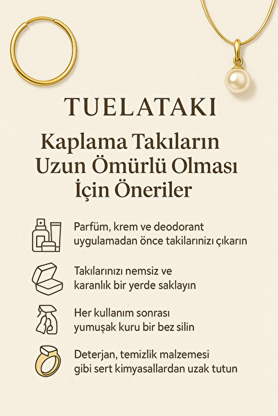 XUPING JEWELRY TuelaTaki Burgu Kolye 14 Ayar Renginde (45cm)