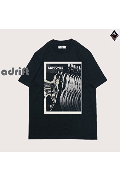 Adrift Y2K Unisex Harajuka Deftones Unisex Oversize Kalıp Tişört
