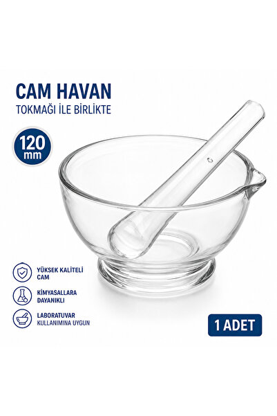 Labolist Cam Havan Tokmağı ile Birlikte 120 mm 1 Adet