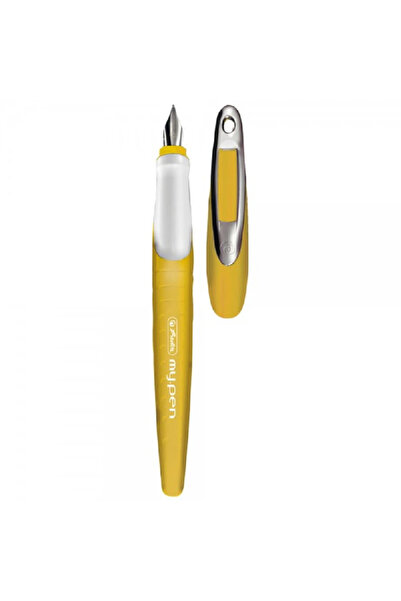 Herlitz Stilou My.Pen Pentru Stangaci Penita L Galben Mustar