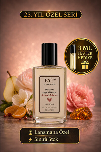 EYL COSMETIC AURELIA %25 Esans EDP 50 ml Kadın Parfüm Kalıcı Çiçeksi Meyvemsi...