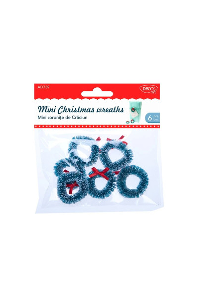 daço Accesorii craft - AD739 Mini coronite de Craciun