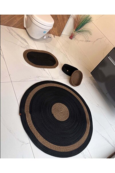 Namteks 40x60 -80x80 2 الحصير 2 سلة الحمام مجموعة الجوت الذهب الذئب هدية المه...