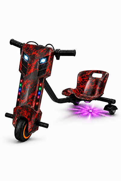 Scooter سكوتر درفت كهربائي للأطفال 6 انش (36 فولت)3 سرعات وتصميم جرافيتي مميز...