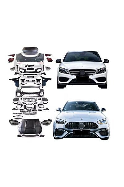 autogp Mercedes w205 to w206 c63 dönüşüm body kit full set 2014 / 2018