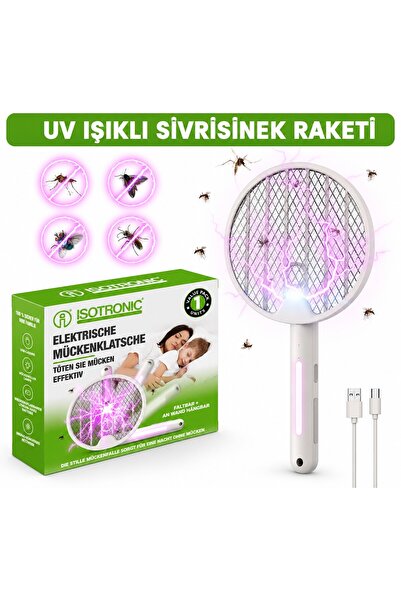 UV Işıklı Bataryalı Sinek ve Sivrisinek Öldürücü – USB Teknolojili