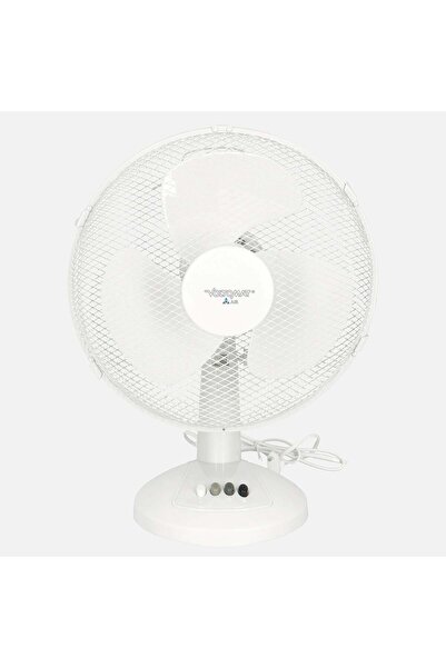 Trendinyeri Masa Üstü Vantilatör 40W Beyaz 30 cm