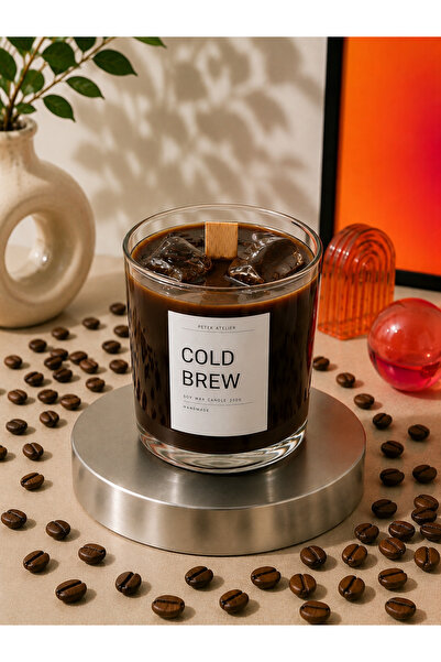 Petek Atelier Cold Brew Mum, Kahve Esansı , Soya wax , Handmade