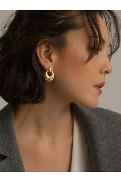 Owentis Steel Rose Gold Vintage Model Carolina Earrings - Does Not Tarnish -