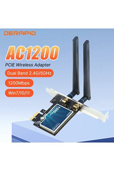Choice AC1200 FENVI WiFi 5 PCI-E Network Card AC1200 Dual Band 1200Mbps 2.4G/...