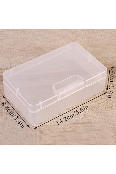 Choice1 14.2x8.8x4.4cm Mini Plastic Box Rectangular Box Translucent Box Jewel...