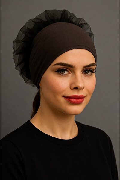 ALDAIYR Ruffle Bonnet Hijab Bonnet