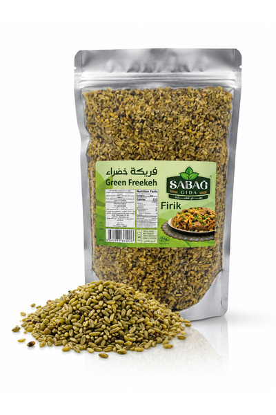 SABAĞ GIDA 1. Sınıf Doğal Yeşil Firik Bulguru 1 Kg - İri Taneli Yöresel Pilav...