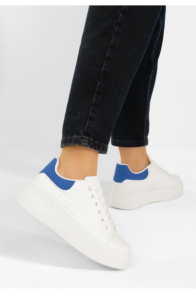 B T Shoes Sneakers dama Emeralia V5 albi