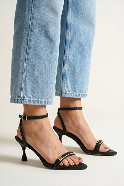 Ziya , Women's Heeled Sandals 161996Z607 Black